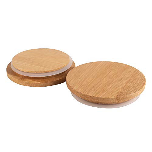 Weck Canning Jars 743-25.3 fl. oz Weck Mold Jars - Eco-Friendly Canning Jar - Storage for Food, Yogurt with Air Tight Seal and Lid - 3/4 Liter Tall Jars Set - Set of (2 Jars with Wooden Lids) - Image 5