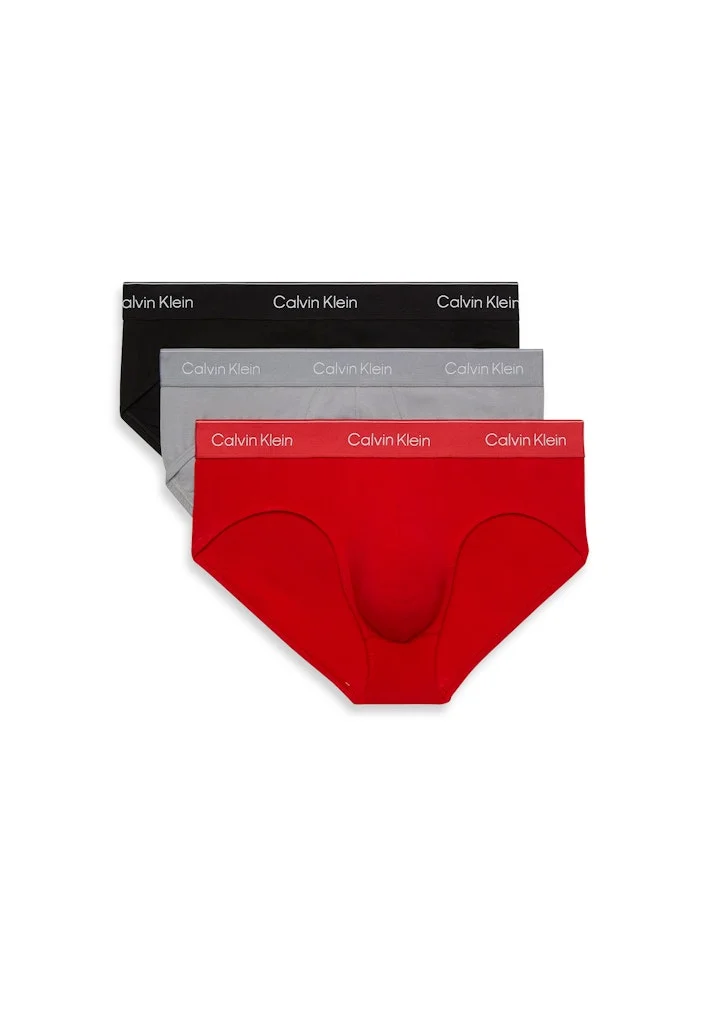 CALVIN KLEIN 3 Pack Briefs - Icon Cotton Stretch