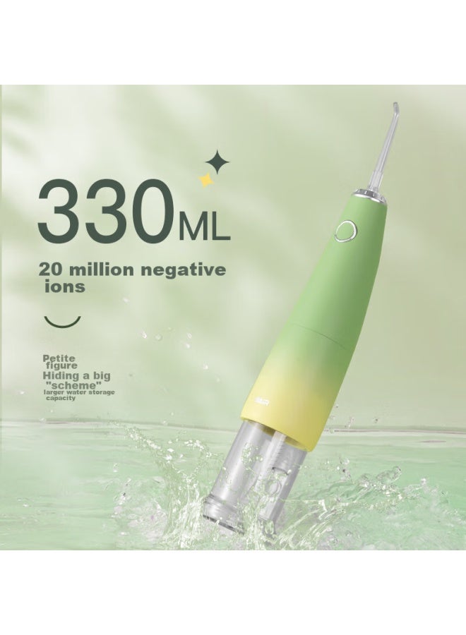 B-Air Bair M9 Xiaomi Jia Portable Water Flosser, Retractable Pull-type Large Water Tank, Oral Irrigator For Home Use And Orthodontic Treatment, Oral Cleaning And Teeth Cleaning Device, Gift Box Packaging, Bao Jia Green - Image 3