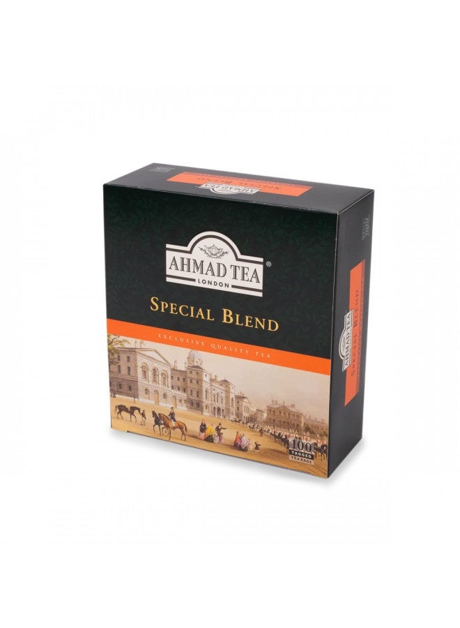Ahmad Tea Ahmad Tea Black Tea, Special Blend Teabags, 100 Ct - Caffeinated And Sugar-Free - Image 1