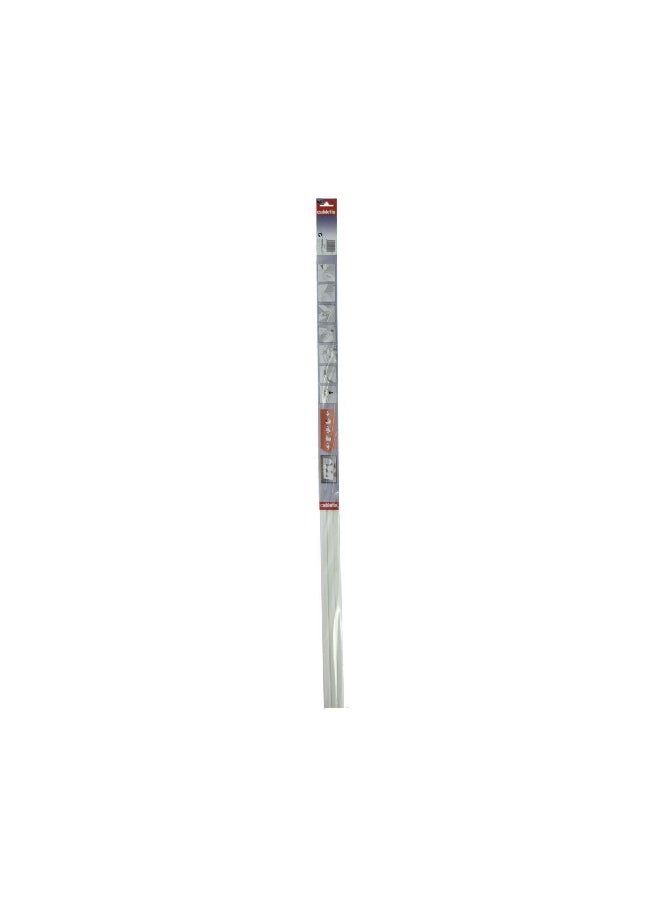 inofix 3-Piece Cablefix Trunk Line White 1 m 2202-2+ - Image 1