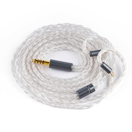 NICEHCK IcyMoon IEM Cable 16 Core OCCSilver Plated OFC Upgrade CordSPC in Ear Monitor Cables Balanced Cords with 3544mm Plug for Orchestra Lite Cadenza Hype4 Supermix4 44mm with 078 2Pin - Image 1