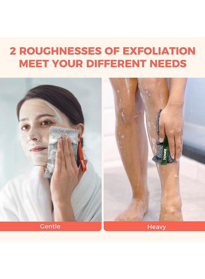 zomchi 2 Pieces Different Roughness Soap Pouch And Soap Saver Pocket For Use In Shower Body Scrubber Shower Sponge Premium Exfoliating Soap Bag - Image 3