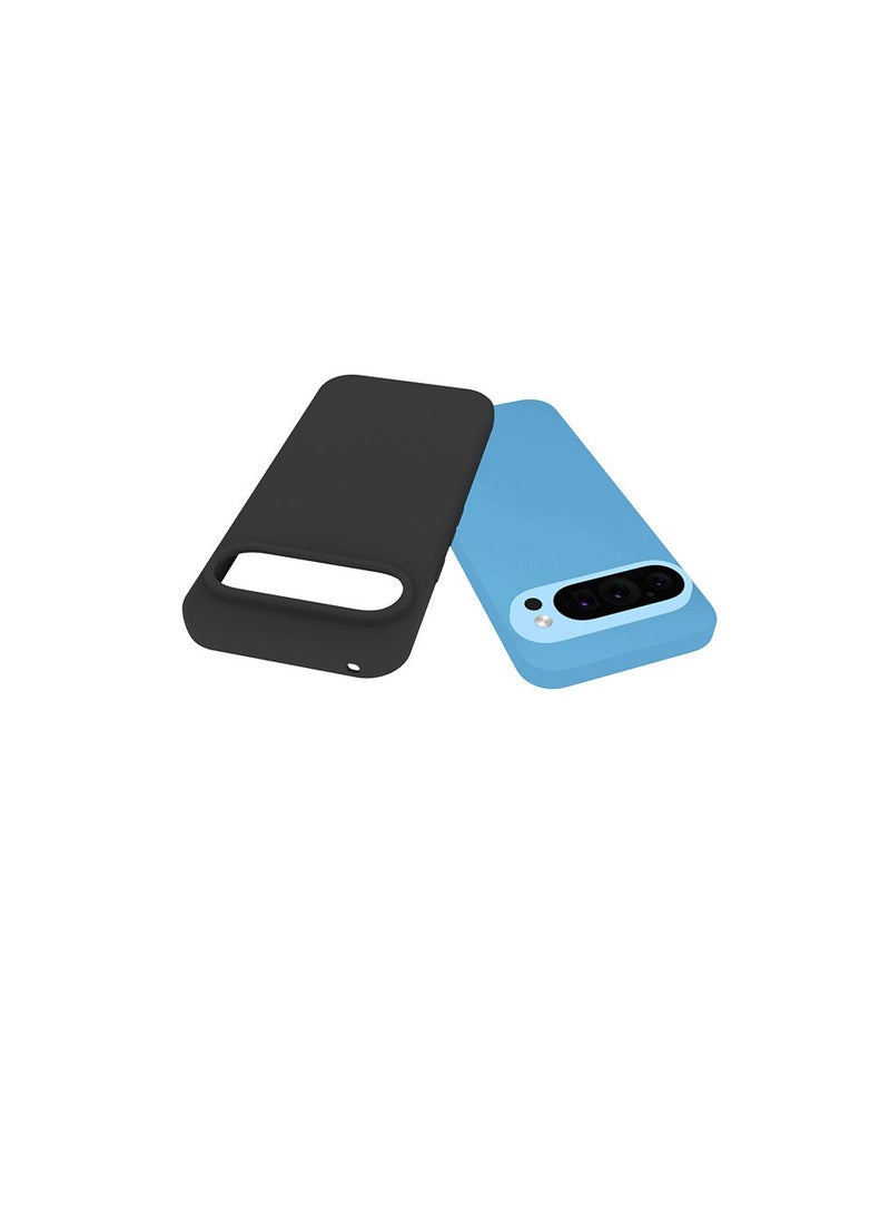 يوارب كينج غطاء جراب مع سائل ناعم سيليكون حماية ضد الخدش لهاتف GOOGLE PIXEL 9 / GOOGLE PIXEL 9 Pro أسود - Image 4