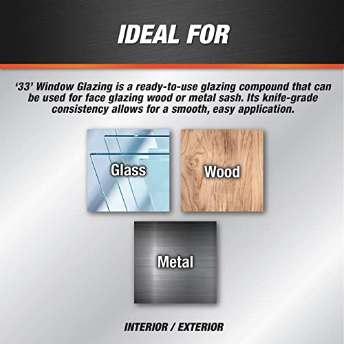 Dap 12019 Number-33 Glazing Compound, Gallon, White - Image 4