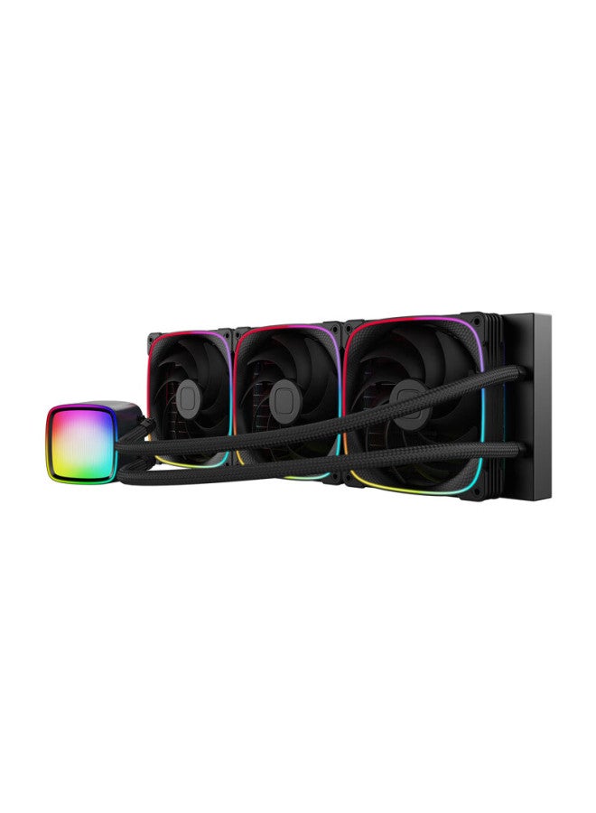 Geometricfuture Eskimo Pro 420 Black All-in-one Cpu Liquid Cooler 420 Radiator/intel/amd/dual Platform/argb Lighting - Image 4