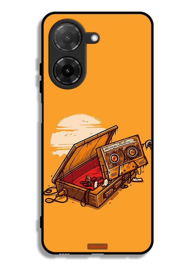 Tolwak Xiaomi Redmi A5 4G Protective Case Cover Cassette And Tape Art - Image 1