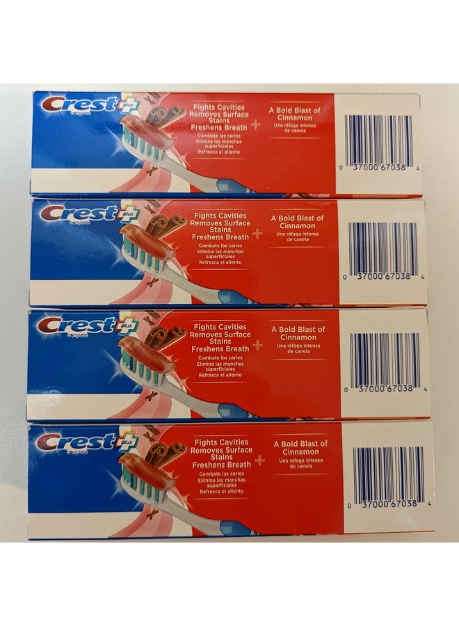 Crest Rest Plus Complete + Whitening Cinnamon Rush Expressions 5.4 Oz (4 Pack) 5.4 Ounce (Pack Of 4) - Image 4