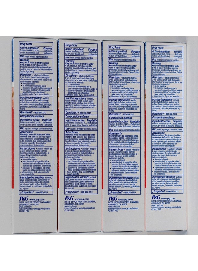 Crest Rest Plus Complete + Whitening Cinnamon Rush Expressions 5.4 Oz (4 Pack) 5.4 Ounce (Pack Of 4) - Image 5