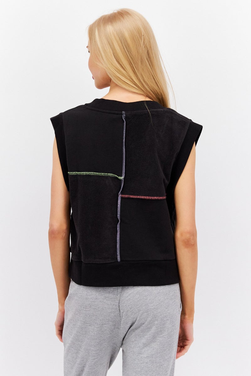 Puma x The Ragged Priest Women Sportswear Fit Sleeveless Running Tank, Black - Image 3