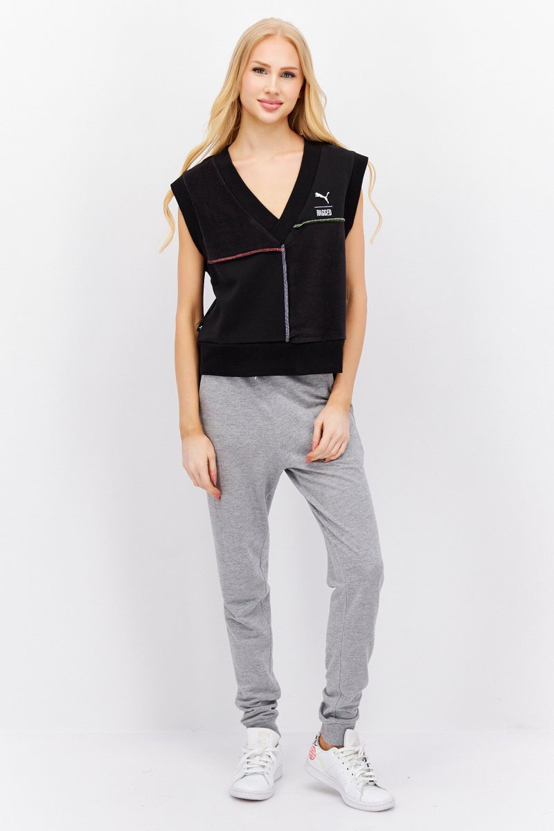 Puma x The Ragged Priest Women Sportswear Fit Sleeveless Running Tank, Black - Image 4