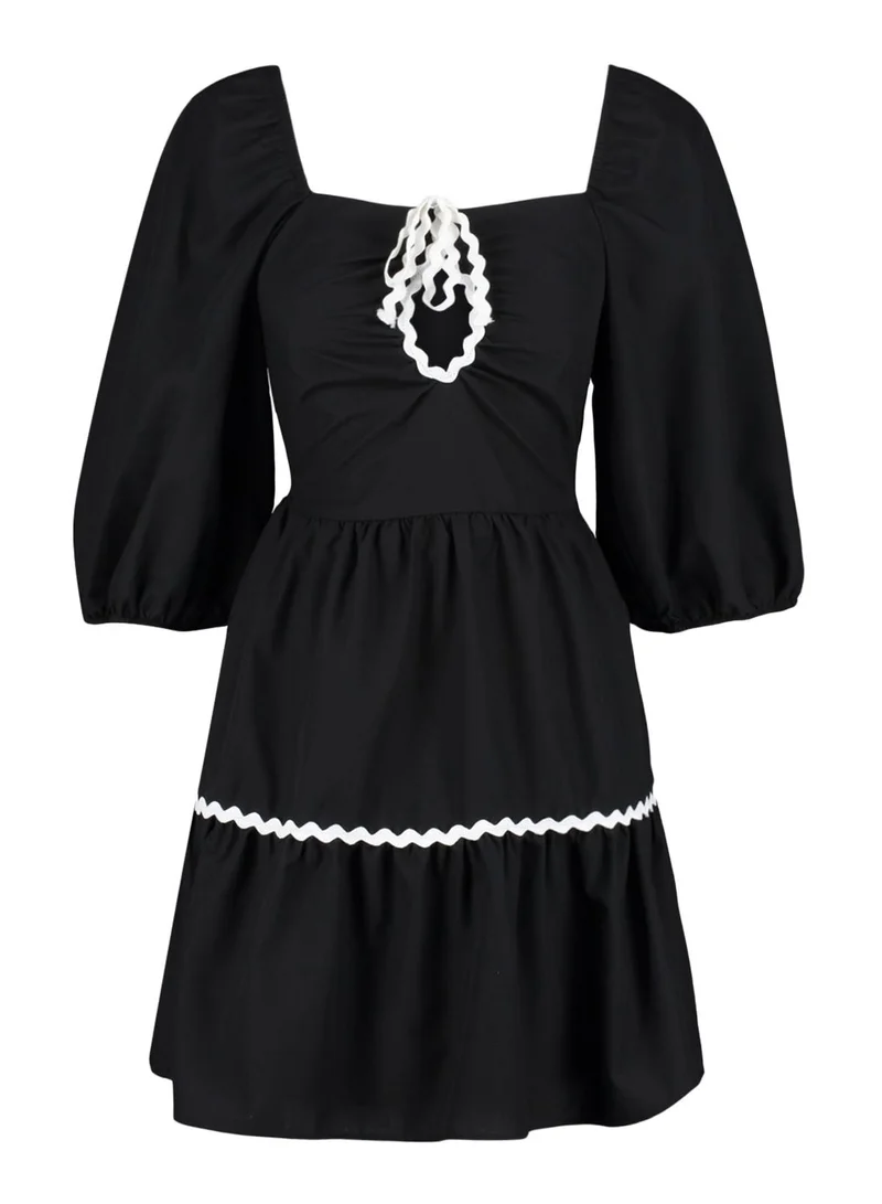 trendyol Square Neck Tiered Dress
