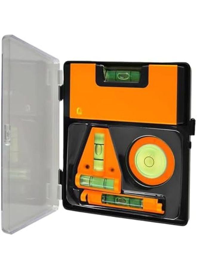 Magnetic Horizontal Vertical Pocket Bubble Leveler Level Tool Color B - Image 1