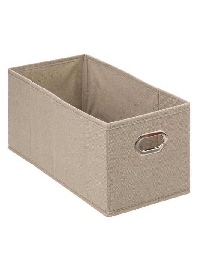 Five Simply Smart Polypropylene and Metal Foldable Storage Box Beige 15 x 31cm 160384O  - Image 1