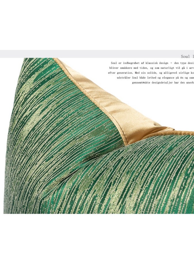 New Product Launch Green Series Pillow Living Room Sofa Square High end Cushion Model Room Modern Simple Light Luxury Hotel  - Image 3