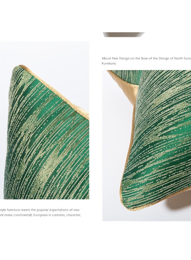 New Product Launch Green Series Pillow Living Room Sofa Square High end Cushion Model Room Modern Simple Light Luxury Hotel  - Image 4