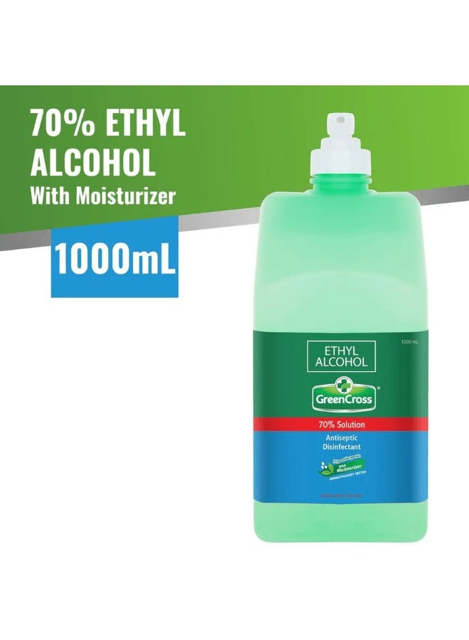 Green Cross Ethyl Alcohol Solution With Moisturizer - 1000ml