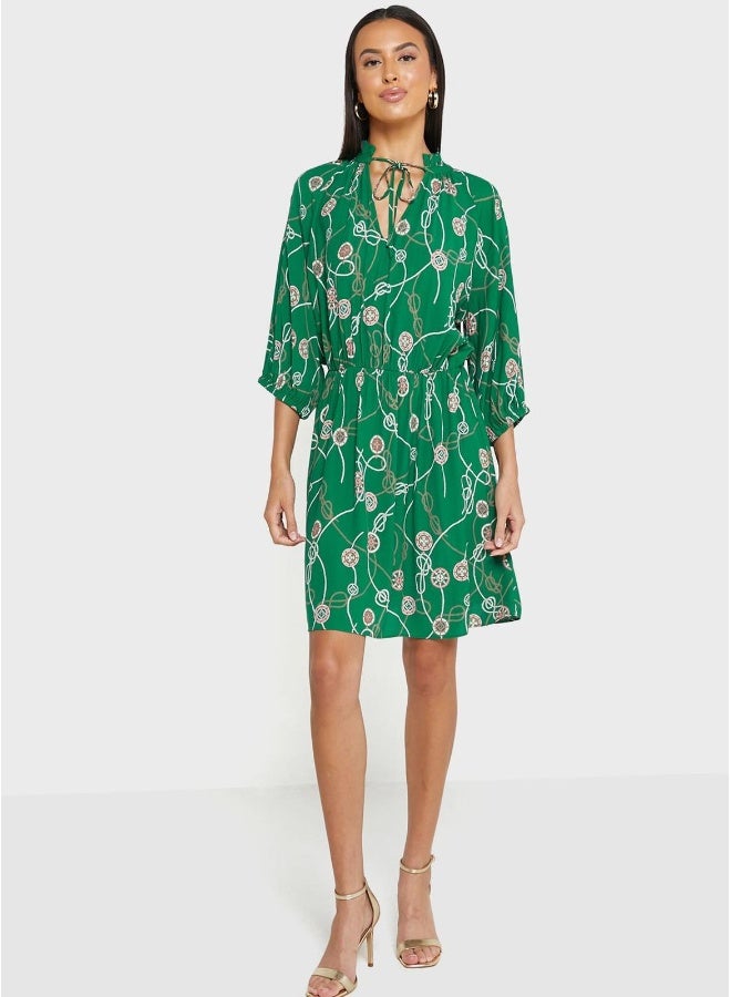 غانت فستان قصير مطبوع - Image 4