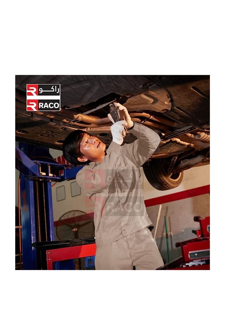 RACO RACO Industrial Coverall Long Sleeves Pre-Shrunk 190GSM 100% Twill Cotton XXL  - Image 3