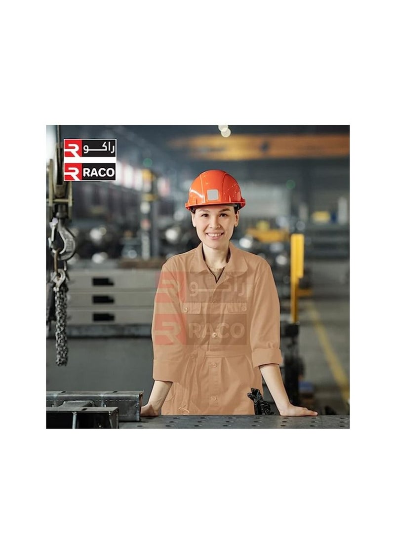 RACO RACO Industrial Coverall Long Sleeves Pre-Shrunk 190GSM 100% Twill Cotton XXL  - Image 2