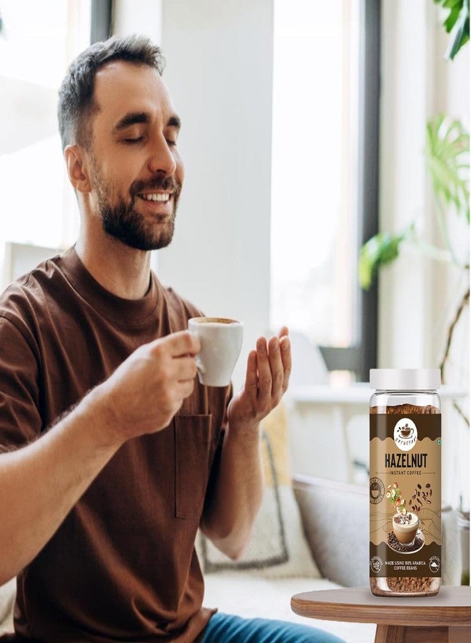 BREWSTAR قهوة بريوستار الممتازة سريعة التحضير - مزيج من التحميص والطحن | رائحة غنية ومذاق أصيل | سهلة التحضير | قهوة للمنزل أو المكتب أو السفر (صغيرة، بنكهة البندق) - Image 5