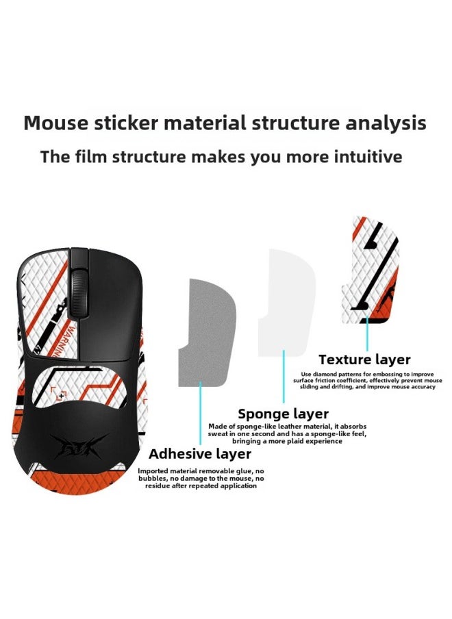 Generic Suitable For ATK Strong Empty Z1 PRO/MAX Mouse Non-slip Stickers Ultra Full Bag With Back Stickers Sweat-absorbent Non-slip Wholesale-Color:Atk Fiery Space Z1-sy-037 White Gundam/white Diamond-all Inclusive  - Image 5