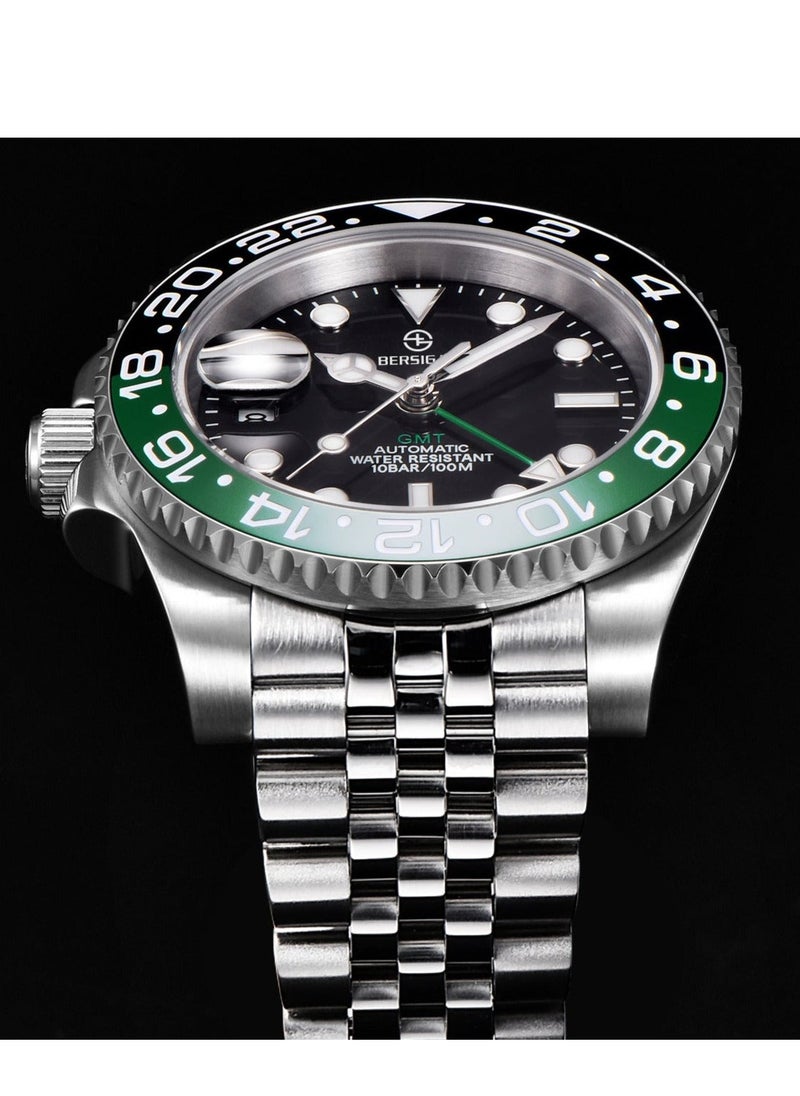 بيرسيجار ساعة Bersigar BG-1662 Luxaura Design أوتوماتيكية من الفولاذ المقاوم للصدأ ومقاومة للماء  - Image 5