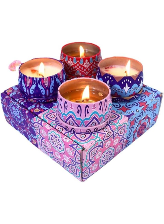 Scented Candles Gift, 4 pieces - Each 60g net - Image 1