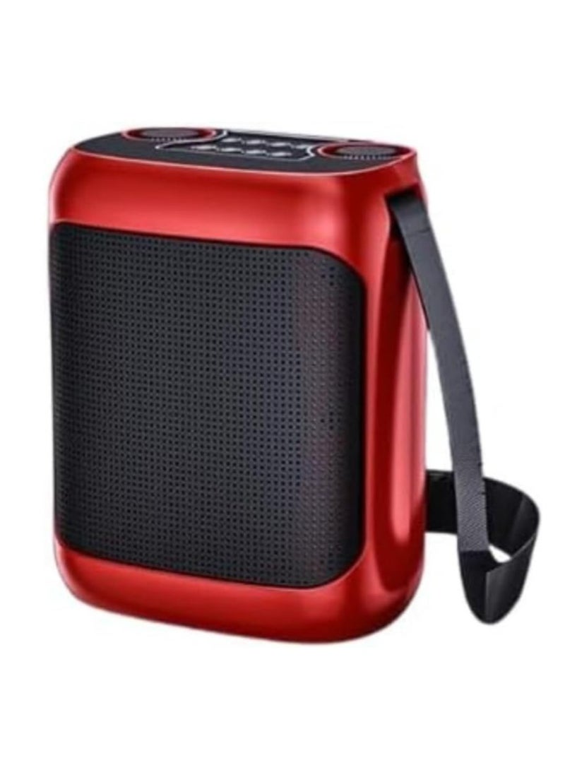 REBENUO YS-220, 2 Mic Home Karaoke KTV Microphone Wireless Karaoke Microphone Speaker UHF Microphones Speakers - Image 1