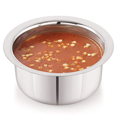 Neelam Stainless Steel 8 22G Flat Bottom Tope, 550ml, Silver Durable, Durable Cookware for Efficient Cooking, Boiling, and Steaming with Excellent Heat Retention and Long-Lasting Performance. - Image 4
