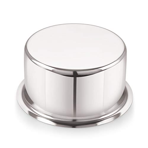 Neelam Stainless Steel 8 22G Flat Bottom Tope, 550ml, Silver Durable, Durable Cookware for Efficient Cooking, Boiling, and Steaming with Excellent Heat Retention and Long-Lasting Performance. - Image 3