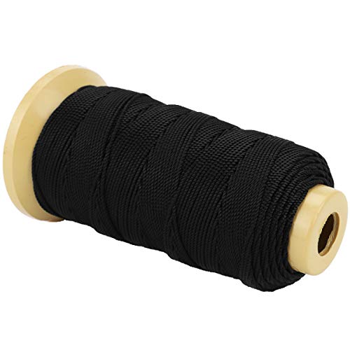 McFanBe 328 Feet Twisted Nylon Line Twine String Cord for Gardening Marking DIY Projects Crafting Masonry (Black, 1.5mm-328 feet) - Image 2