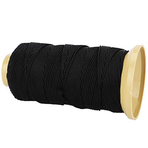 McFanBe 328 Feet Twisted Nylon Line Twine String Cord for Gardening Marking DIY Projects Crafting Masonry (Black, 1.5mm-328 feet) - Image 3