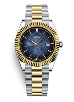 Rivoly Modern men's watch with date, stainless steel 