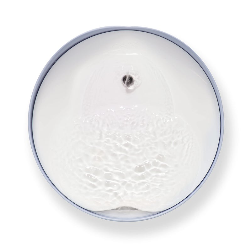 Catit PIXI Drinking Fountain â€“ Cat Water Fountain with Triple Filter and Ergonomic Drinking Options, Blue - Image 4