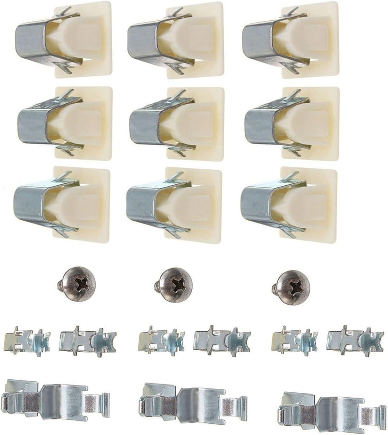 Swess 279570 Dryer Door Latch Kit Part For Whirlpool Kenmore Frigidaire Dryer Door latch Strike Replaces 5366021400 279570 93717 694343 696144 8208 830751Set of 3 by Swess - Image 1
