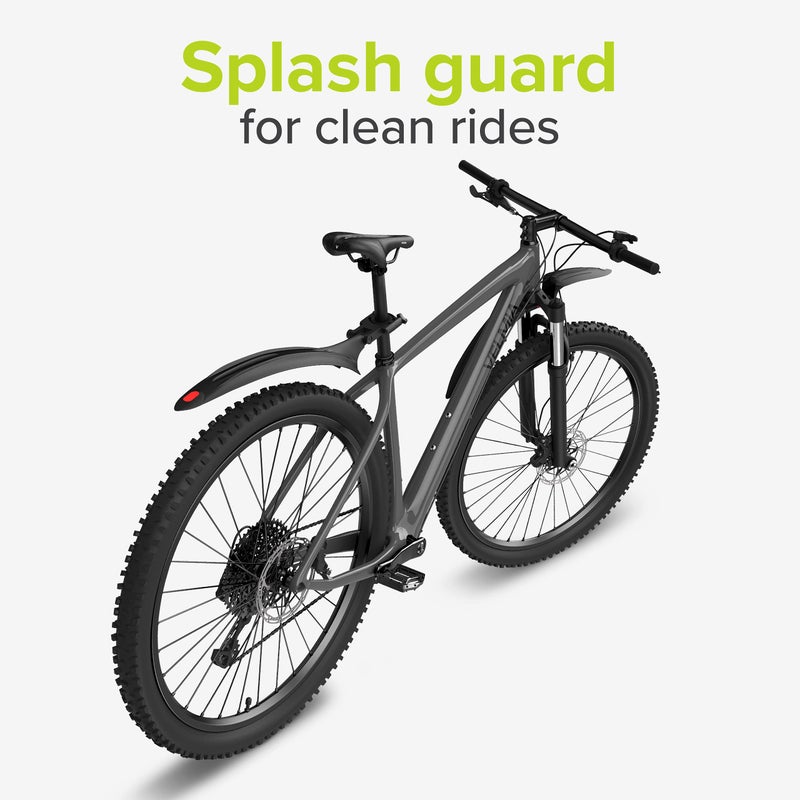 VELMIA Bike Fender Set [24-29 inch] - Universal Bike mud Guard, Mountain Bike Fender Against Splashing Water & Dirt I Bicycle fenders, Bike fenders - Image 5