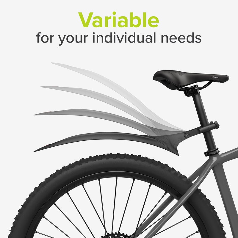 VELMIA Bike Fender Set [24-29 inch] - Universal Bike mud Guard, Mountain Bike Fender Against Splashing Water & Dirt I Bicycle fenders, Bike fenders - Image 4