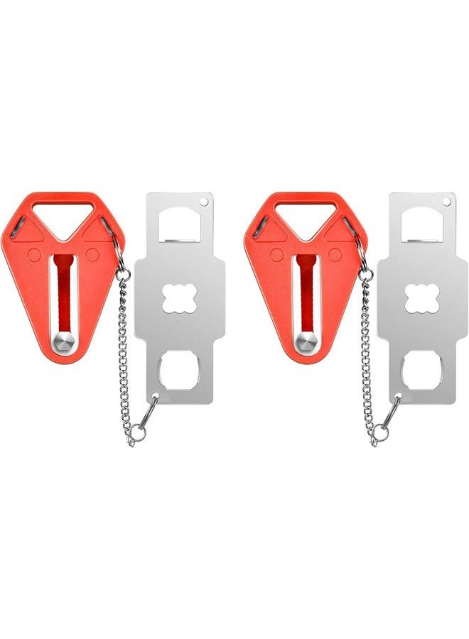 WINONLY Portable Door Lock Home Security, Upgraded Travel Lock Apartment Hotel Lock - Image 1