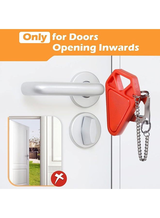 WINONLY Portable Door Lock Home Security, Upgraded Travel Lock Apartment Hotel Lock - Image 2