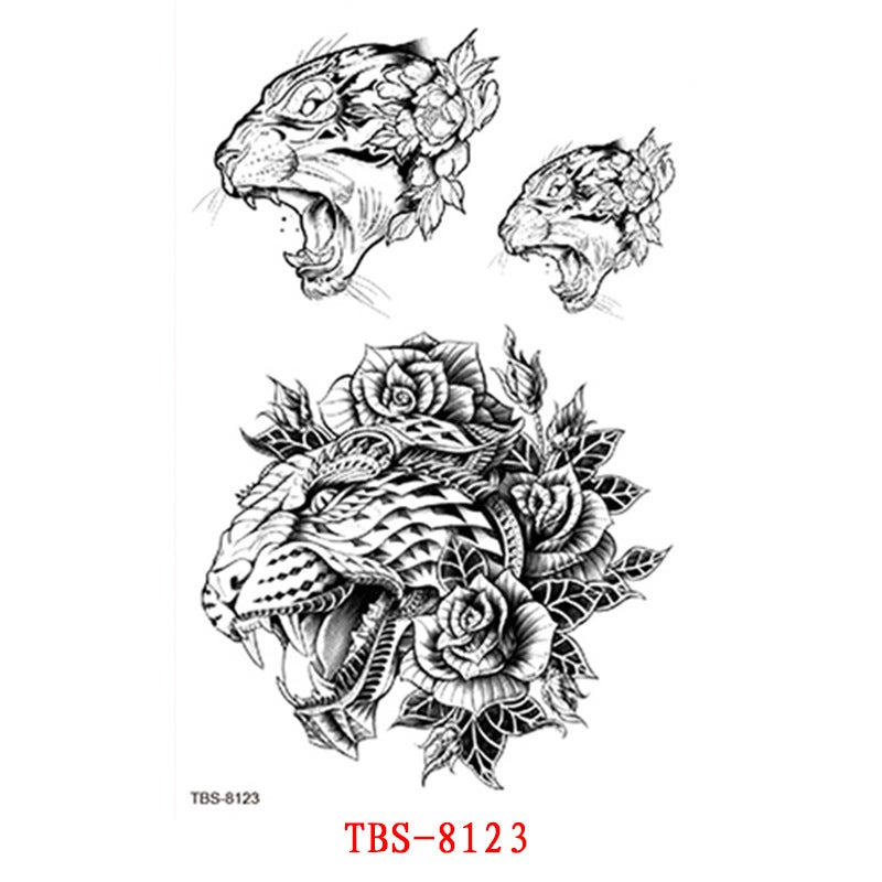 Waterproof Tattoo Stickers Totem Character Animal Tattoo Stickers Spot Tattoo - Image 1