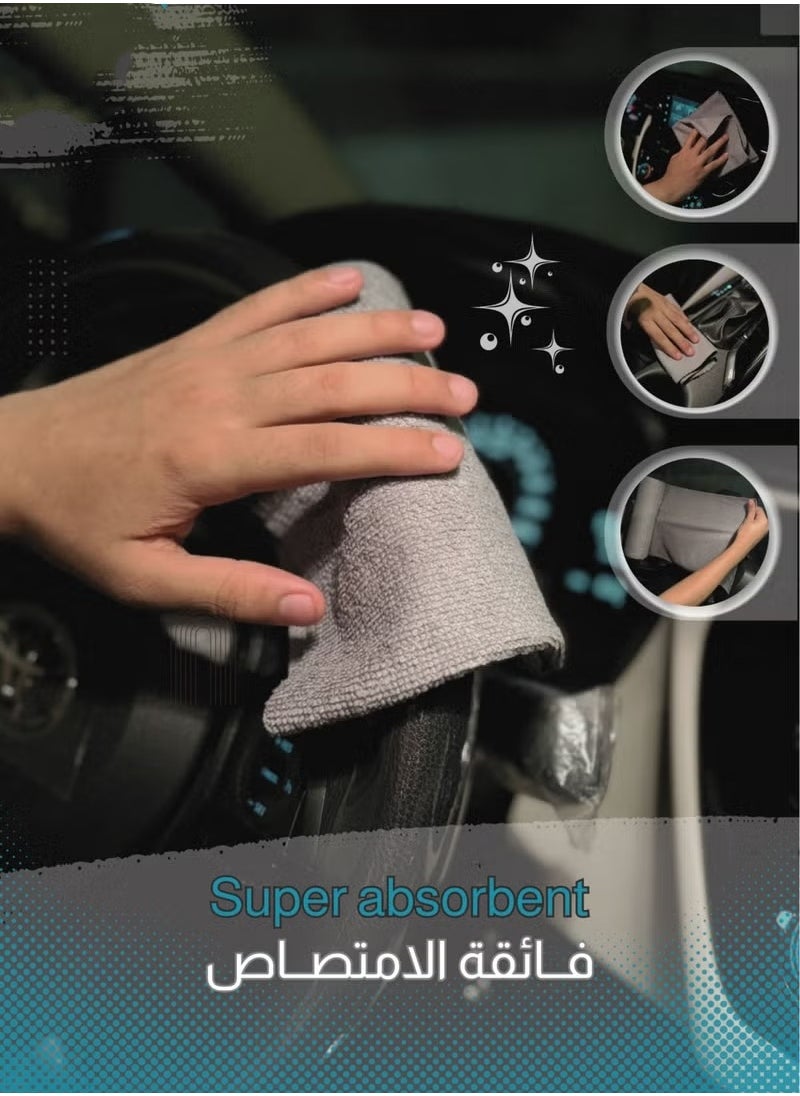 VarietyVoyageD - 30 Sheets Reusable Microfiber Cleaning Cloths - Washable Towel Rags,  Super Absorbent, Lint-Free, Multi-Purpose Kitchen Tissue Roll for Cleaning - Image 1