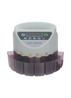 Electronic Coin Sorter Counter Counting Sorting Machine Countable Coins Malaysian Coins with Multi-Functional 7 Digit LED Display UK Plug