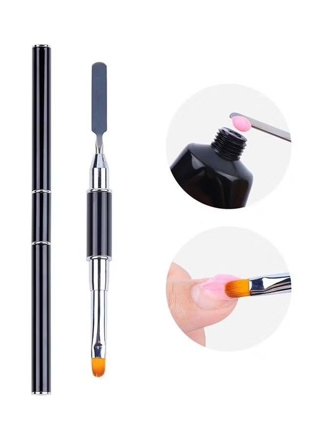 ORiTi Double End Brush Pusher Multi Function UV Gel Acrylic Painting Pen Multicolour - Image 1