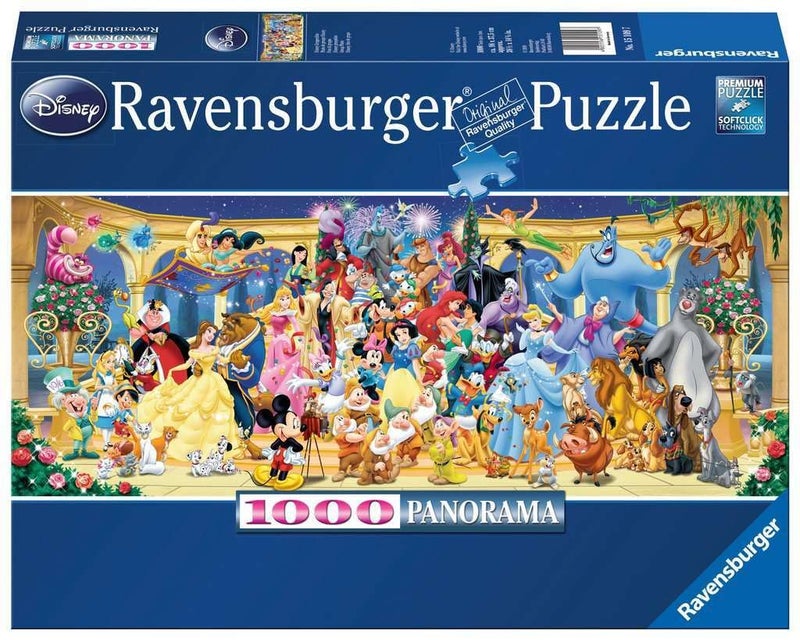 Ravensburger Disney Panoramic Jigsaw Puzzle (1000 Piece) - Image 1