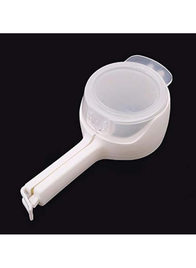 Close Clip Food Storage Bags, 5x1.7x2.2 inch - Black White - Image 1