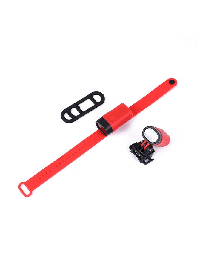 Multi-function Warning Light USB Charging Wrist Ankle Light Outdoor Night Running Sports Signal Light Bicycle Helmet Light