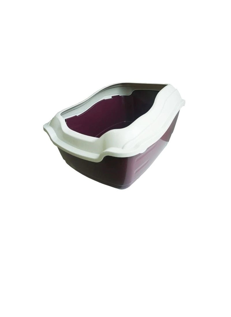 Thunder Paws Thunder Paws Foggy High Back Dark Grey Cat Litter Tray  - Image 2