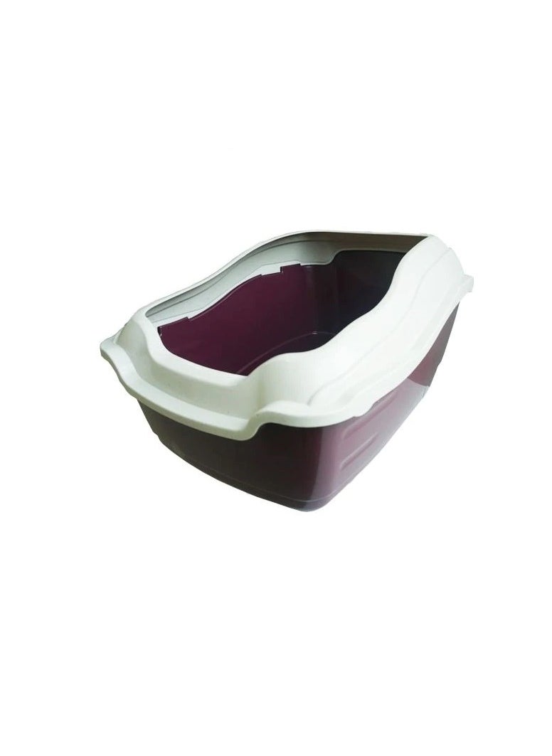 Thunder Paws Thunder Paws Foggy High Back Dark Grey Cat Litter Tray  - Image 3