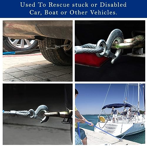 Banggood Emergency Tow Pull Rope Snatch Strap for Car (8mm x 4m, 3000kgs) - Image 5